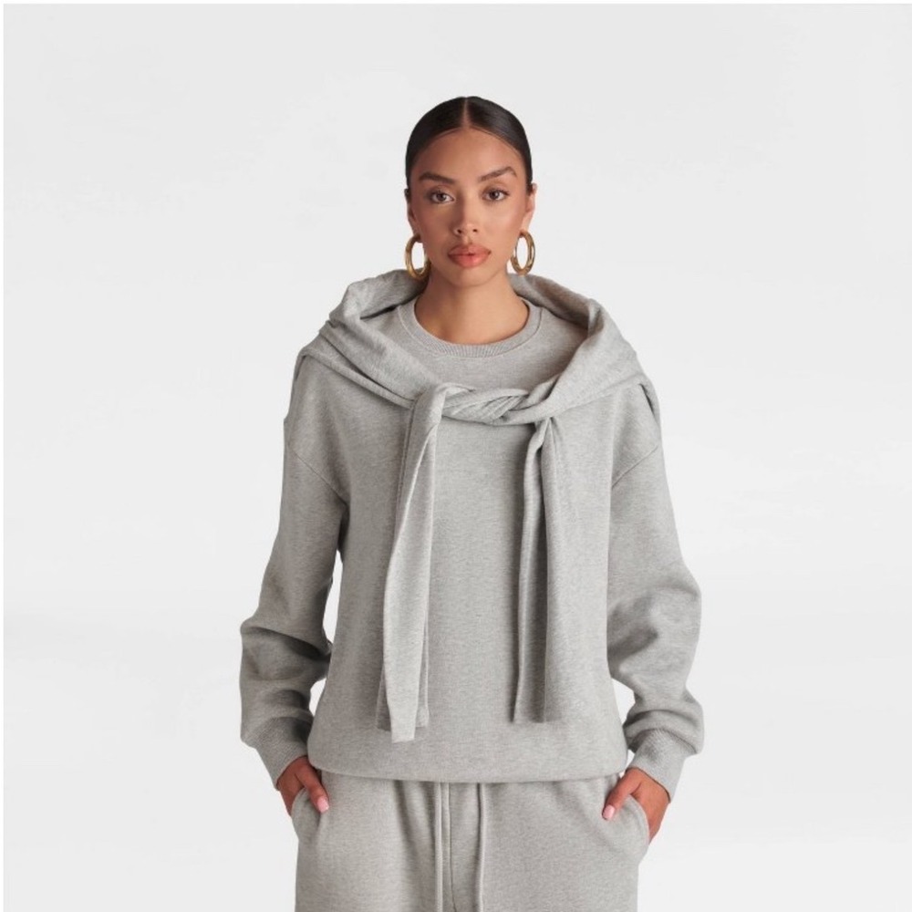 KBB By Kahlana Double Layer Heather Grey XS NWT - Picture 5 of 8